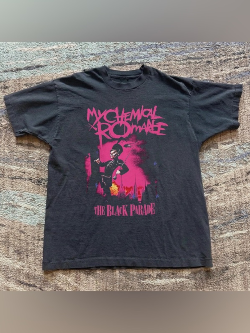 My Chemical Romance Graphic T-Shirt, The Black Parade Rock Band Tee